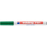 Marker olejowy e-751 EDDING, 1-2mm, zielony