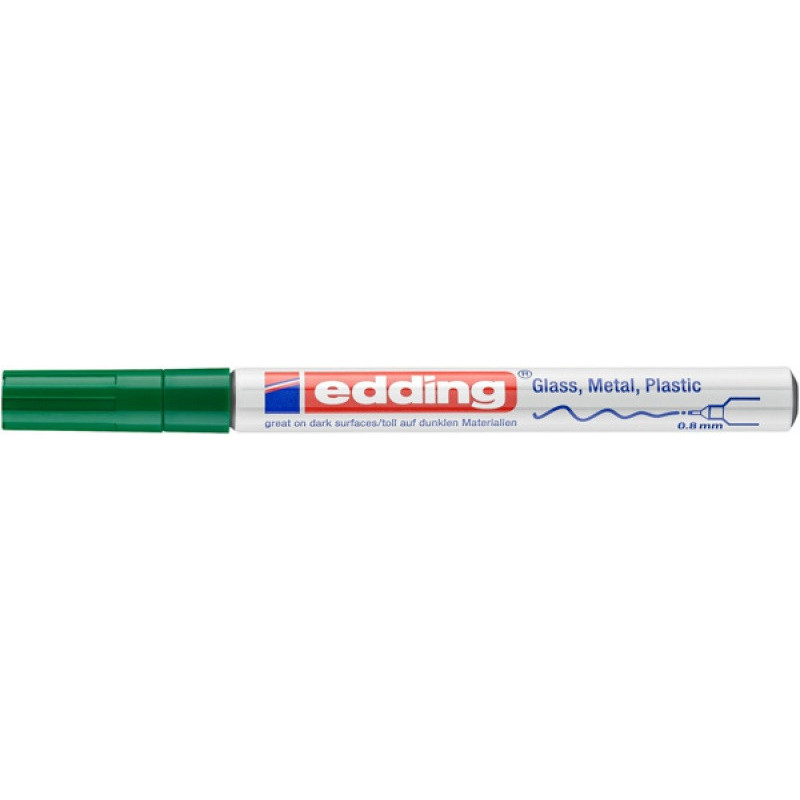 Marker olejowy e-780 EDDING, 0,8mm, zielony