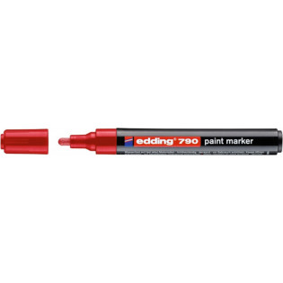 Marker olejowy e-790 EDDING, 2-3 mm, czerwony