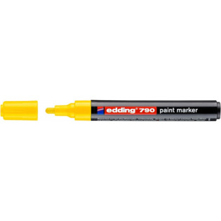 Marker olejowy e-790 EDDING, 2-3 mm, żółty
