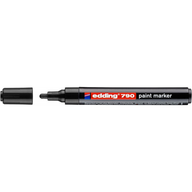 Marker olejowy e-790 EDDING, 2-3mm, czarny