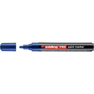 Marker olejowy e-790 EDDING, 2-3mm, niebieski