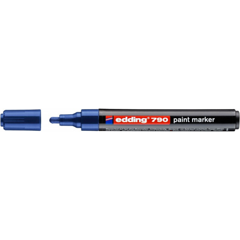 Marker olejowy e-790 EDDING, 2-3mm, niebieski