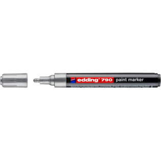 Marker olejowy e-790 EDDING, 2-3mm, srebrny