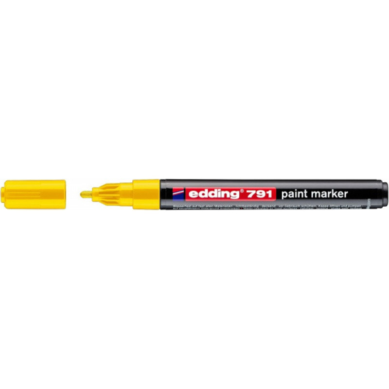 Marker olejowy e-791 EDDING, 1-2mm, żółty