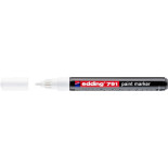 Marker olejowy e-791 EDDING, 1-2mm, biały