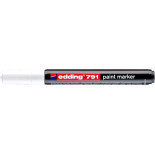 Marker olejowy e-791 EDDING, 1-2mm, biały