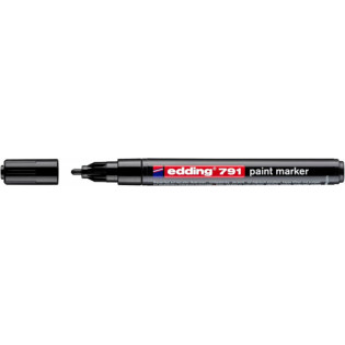 Marker olejowy e-791 EDDING, 1-2mm, czarny