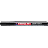 Marker olejowy e-791 EDDING, 1-2mm, czarny