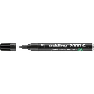 Marker permanentny e-2000c EDDING, 1,5-3mm, czarny