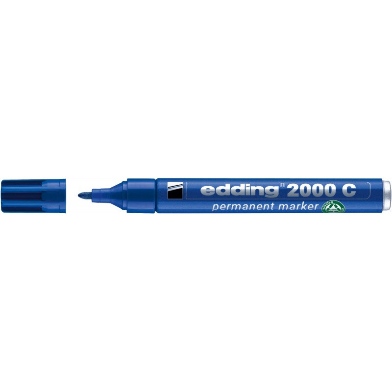 Marker permanentny e-2000c EDDING, 1,5-3mm, niebieski