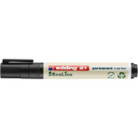 Marker permanentny e-21 EDDING ecoline, 1,5-3mm, czarny