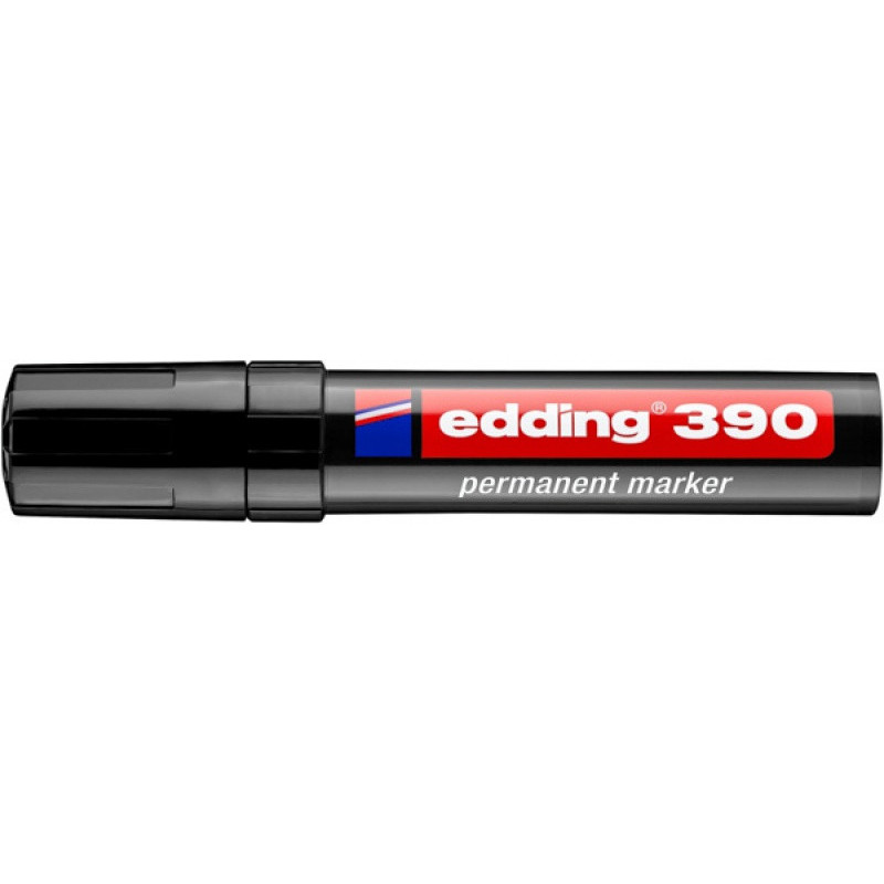 Marker permanentny e-390 EDDING, 4-12mm, czarny