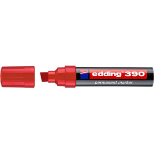 Marker permanentny e-390 EDDING, 4-12mm, czerwony