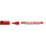 Marker permanentny e-400 EDDING, 1mm, czerwony