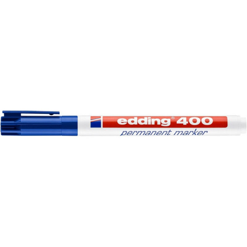 Marker permanentny e-400 EDDING, 1mm, niebieski