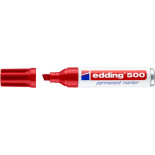 Marker permanentny e-500 EDDING, 2-7 mm, czerwony