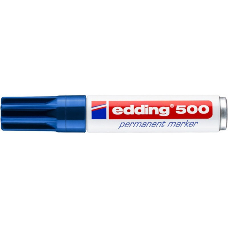 Marker permanentny e-500 EDDING, 2-7mm, niebieski