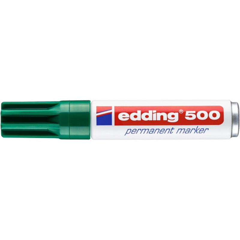 Marker permanentny e-500 EDDING, 2-7mm, zielony