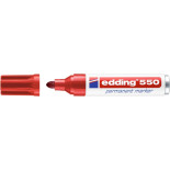 Marker permanentny e-550 EDDING, 3-4 mm, czerwony
