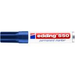 Marker permanentny e-550 EDDING, 3-4 mm, niebieski