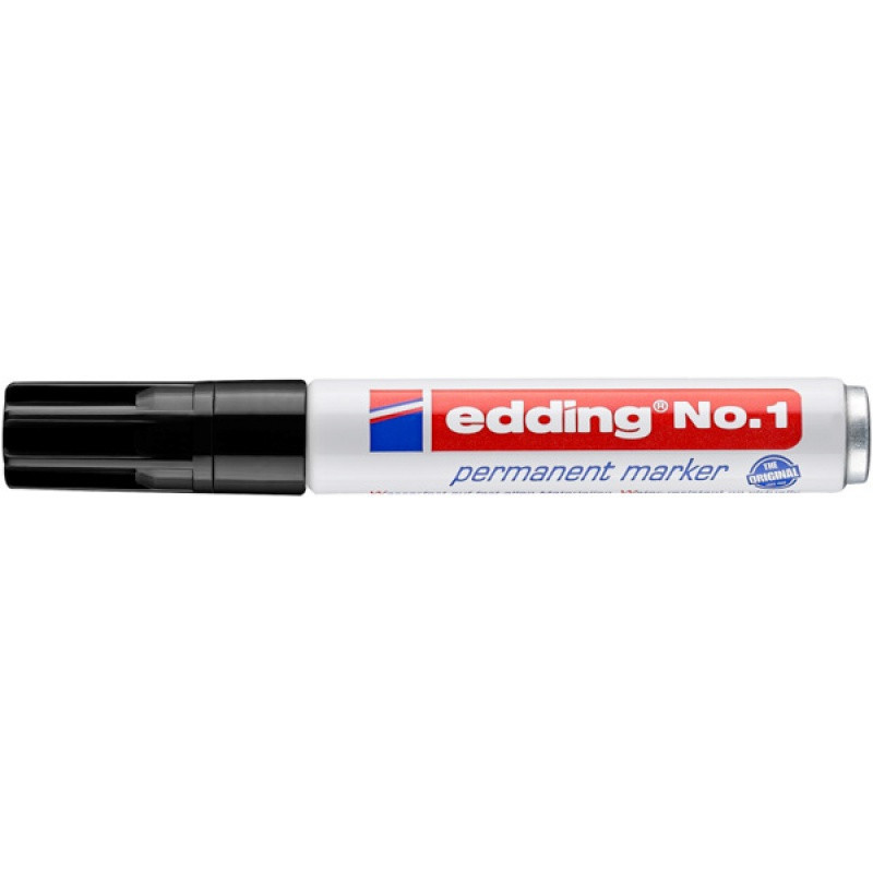 Marker permanentny no.1 EDDING, 1-5mm, czarny