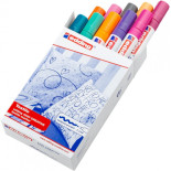 Marker tekstylny e-4500/10 S EDDING, 2-3mm, 10 sztuk, pudełko