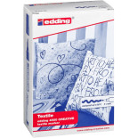 Marker tekstylny e-4500/10 S EDDING, 2-3mm, 10 sztuk, pudełko