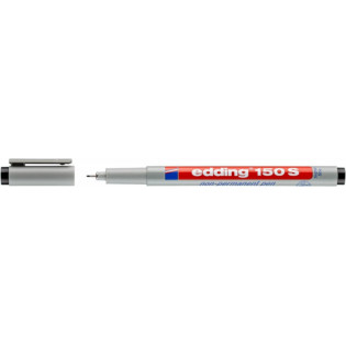 Marker zmywalny e-150 S EDDING, 0,3mm, czarny
