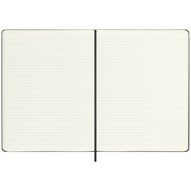 Notes MOLESKINE Classic XL (19x25cm) w linie, twarda oprawa, 192 strony, czarny