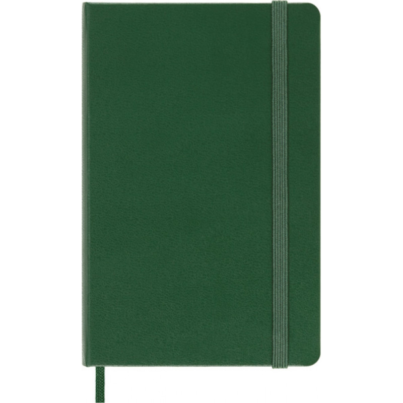 Notes MOLESKINE Classic P (9x14 cm) w linie, twarda oprawa, myrtle green, 192 strony, zielony