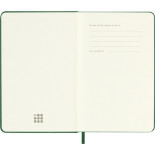 Notes MOLESKINE Classic P (9x14 cm) w linie, twarda oprawa, myrtle green, 192 strony, zielony