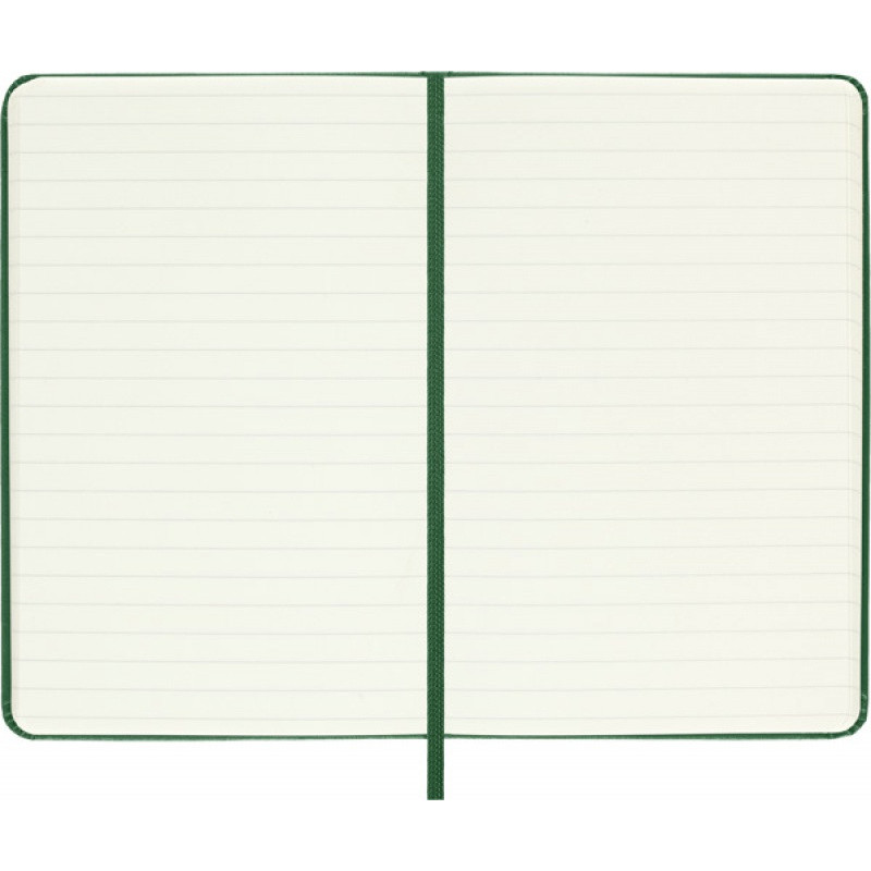 Notes MOLESKINE Classic P (9x14 cm) w linie, twarda oprawa, myrtle green, 192 strony, zielony