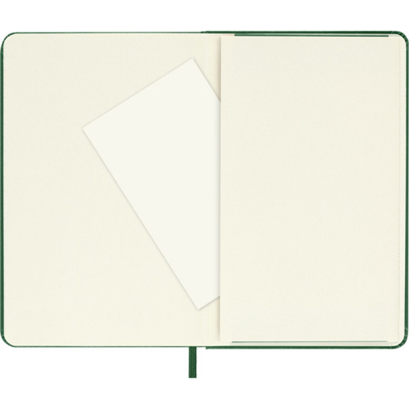 Notes MOLESKINE Classic P (9x14 cm) w linie, twarda oprawa, myrtle green, 192 strony, zielony