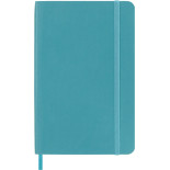 Notes MOLESKINE P (9x14 cm) w linie, miękka oprawa, reef blue, 192 strony, niebieski