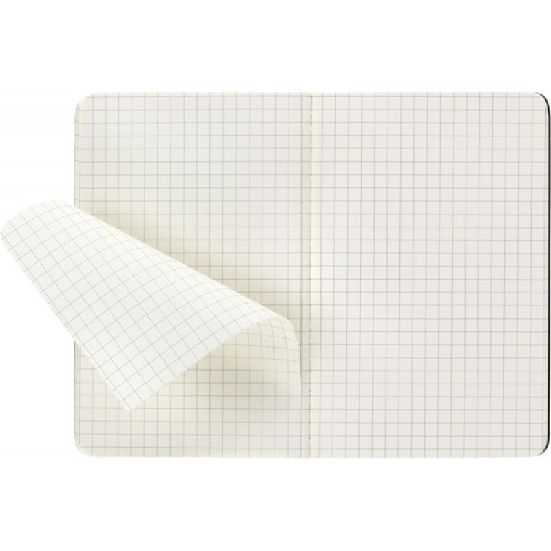 Zestaw 3 Zeszytów MOLESKINE Cahier Journals P (9x14cm) w kratkę, 64 strony, czarny