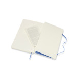 Notes MOLESKINE Classic L (13x21 cm) gładki, miękka oprawa, hydrangea blue, 192 strony, niebieski