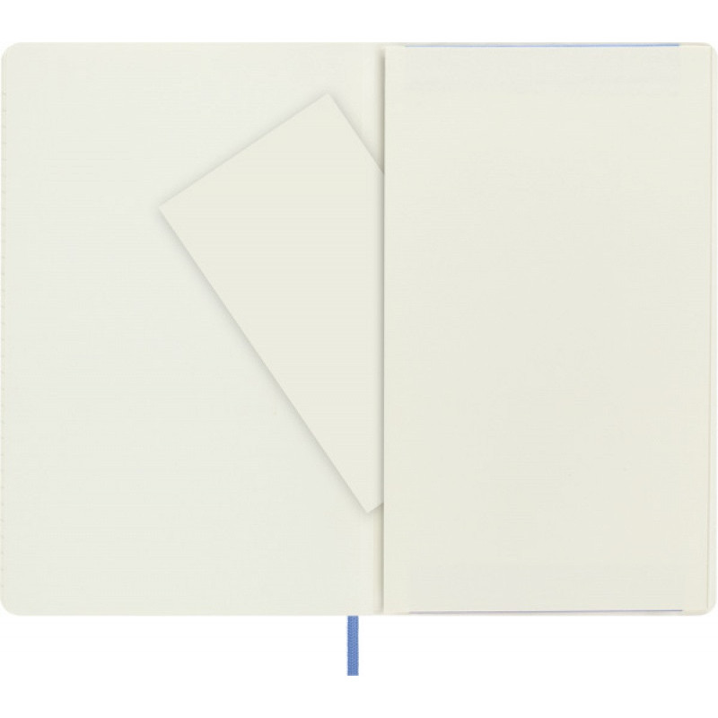 Notes MOLESKINE Classic L (13x21 cm) w linie, miękka oprawa, hydrangea blue, 192 strony, niebieski