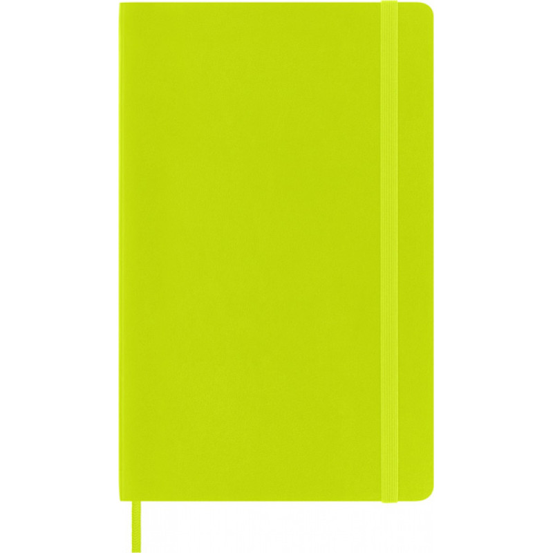 Notes MOLESKINE Classic L (13x21 cm) gładki, miękka oprawa, lemon green, 192 strony, zielony