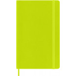 Notes MOLESKINE Classic L (13x21 cm) gładki, miękka oprawa, lemon green, 192 strony, zielony