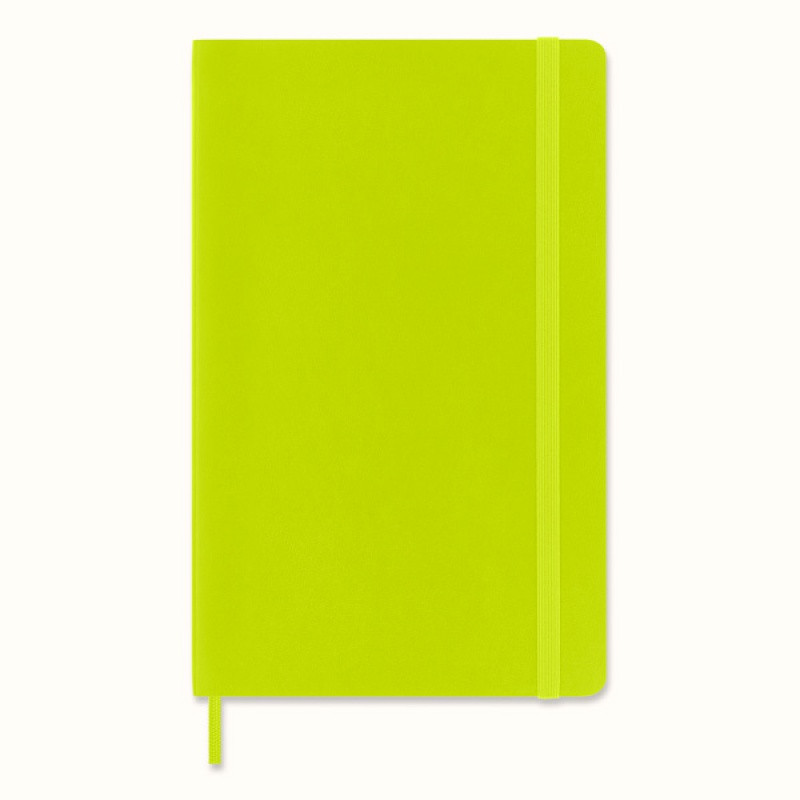 Notes MOLESKINE Classic L (13x21 cm) gładki, miękka oprawa, lemon green, 192 strony, zielony