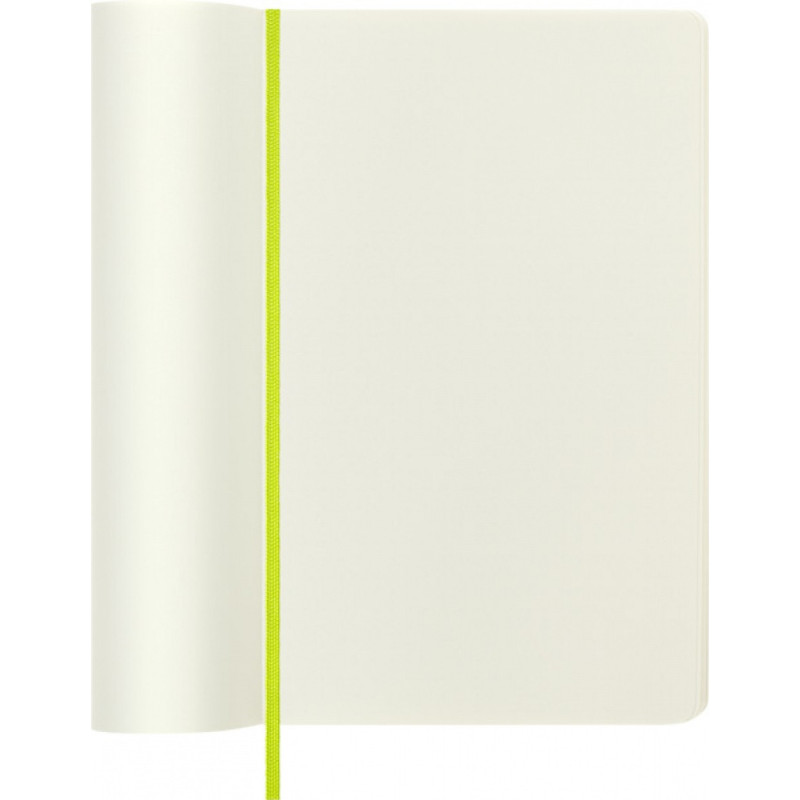 Notes MOLESKINE Classic L (13x21 cm) gładki, miękka oprawa, lemon green, 192 strony, zielony