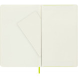 Notes MOLESKINE Classic L (13x21 cm) gładki, miękka oprawa, lemon green, 192 strony, zielony