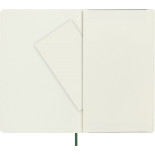 Notes MOLESKINE L (13x21cm) w kropki, miękka oprawa, myrtle green, 192 strony, zielony