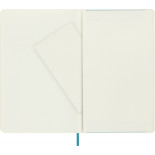 Notes MOLESKINE L (13x21 cm) gładki, miękka oprawa, reef blue, 192 strony, niebieski