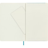 Notes MOLESKINE L (13x21 cm) w linie, miękka oprawa, reef blue, 192 strony, niebieski