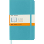 Notes MOLESKINE L (13x21 cm) w linie, miękka oprawa, reef blue, 192 strony, niebieski