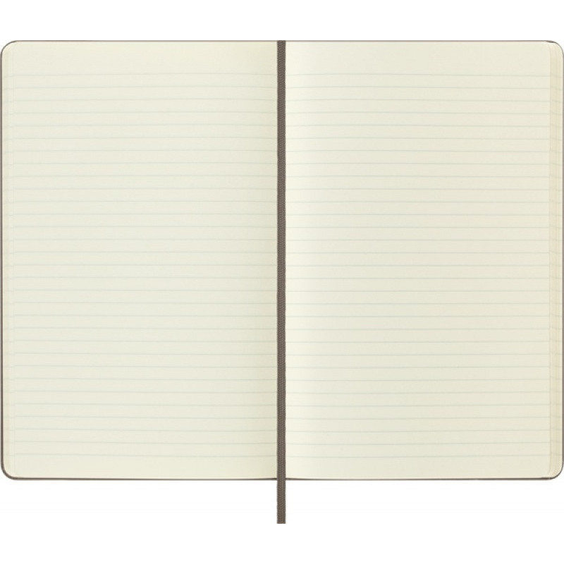 Notes MOLESKINE Classic L (13x21 cm) w linie, twarda oprawa, earth brown, 240 stron, brązowy