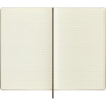 Notes MOLESKINE Classic L (13x21 cm) w linie, twarda oprawa, earth brown, 240 stron, brązowy