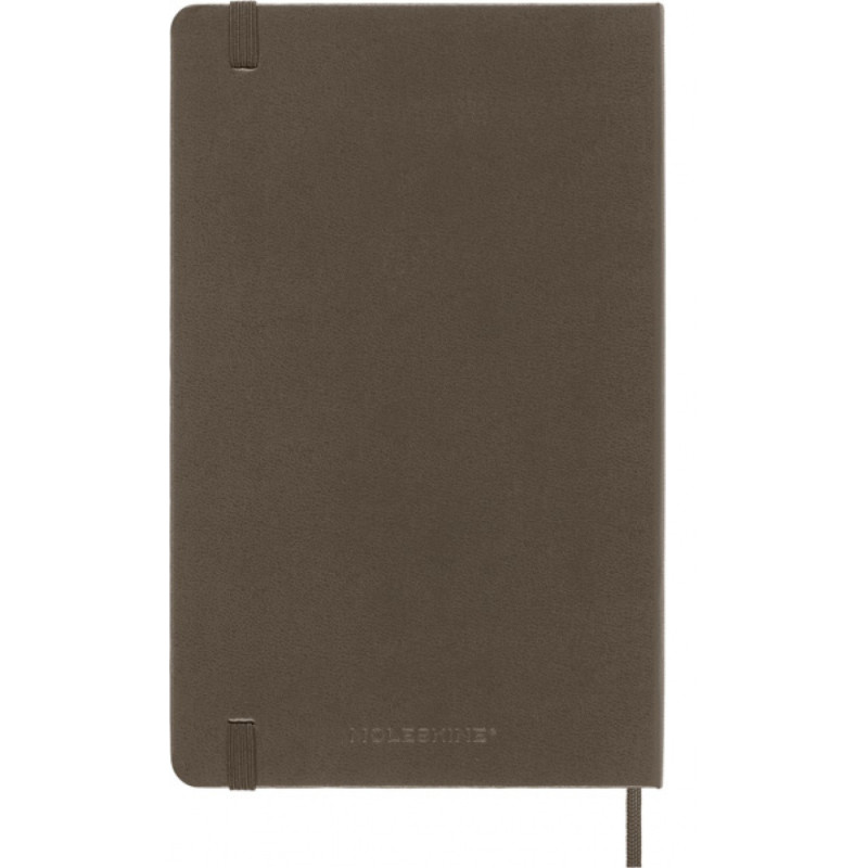 Notes MOLESKINE Classic L (13x21 cm) w linie, twarda oprawa, earth brown, 240 stron, brązowy